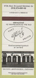 Matchbook Cover - Bistro Piccola Casa Montreal QC 30 Strike