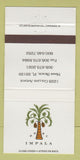 Matchbook Cover - Hotel Impala Miami Beach FL WEAR 30 Strike