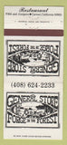 Matchbook Cover General Store Forge in the Forest Restaurant Carmel CA 30 Strike