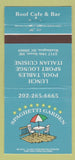 Matchbook Cover - Spaghetti Garden Italian Cafe Washington DC 30 Strike