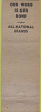 Matchbook Cover - Bond Liquor Store ST Paul MN WEAR