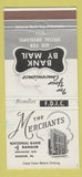 Matchbook Cover - Merchants National Bank Bangor PA 30 Strike