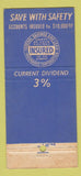 Matchbook Cover - Marconi Saving and Loan Philadelphia PA WEAR 30 Stick