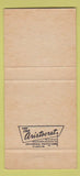 Matchbook Cover - Westinghouse 30 Strike
