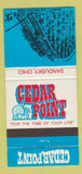 Matchbook Cover - Cedar Point Amusement Park Sandusky OH 30 Strike