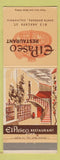 Matchbook Cover - El Paseo Restaurant Santa Barbara CA