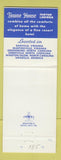Matchbook Cover - Towne House Motor Lodges Danville Martinsville VA WORN