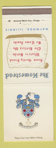 Matchbook Cover - The Homestead Maywood IL restaurant