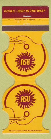 Matchbook Cover - Arizona State Sun Devils Football 1977 Concrete Phoenix AZ