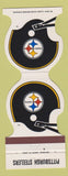 Matchbook Cover - Pittsburgh Steelers Football 1985 Allegheny Bank Shaler PA