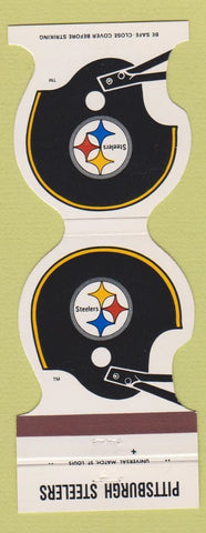 Matchbook Cover - Pittsburgh Steelers Football 1985 Allegheny Bank Shaler PA