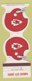 Matchbook Cover - Kansas City Chiefs Football 1982 oil gas Overland Park KS