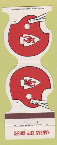 Matchbook Cover - Kansas City Chiefs Football 1982 oil gas Overland Park KS