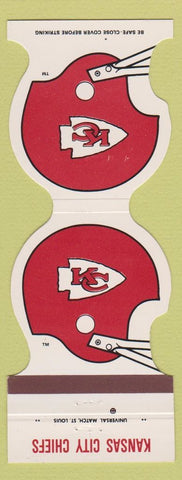 Matchbook Cover - Kansas City Chiefs Football 1986 United Consumers CU MO