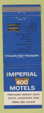 Matchbook Cover - Imperial 400 Motel Seattle WA