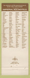 Matchbook Cover - Imperial 400 Motel Seattle WA