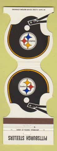 Matchbook Cover - Pittsburgh Steelers Football 1979 Guest Trailer Bridgeville PA