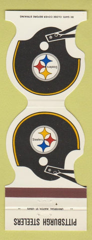 Matchbook Cover - Pittsburgh Steelers Football 1980 Buckeye Savings Bellaire OH