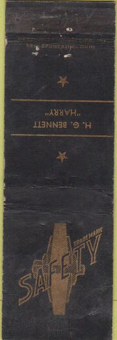 Matchbook Cover - Safety Grinding Wheel Springfield OH Merchants