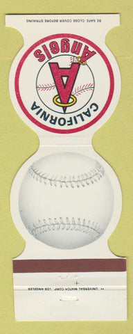 Matchbook Cover - California Angels Baseball 1982 KMPC Radio 710