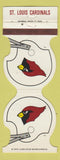 Matchbook Cover - St Louis Cardinals Football 1981 Holiday Inn Eureka MO
