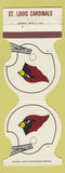 Matchbook Cover - St Louis Cardinals Football 1983 Pearl Paint Wallpaper