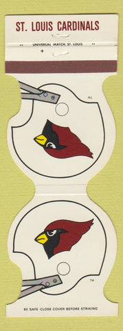 Matchbook Cover - St Louis Cardinals Football 1983 Pearl Paint Wallpaper