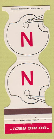 Matchbook Cover - Nebraska Cornhuskers Football 1982 Bank Sterling NE