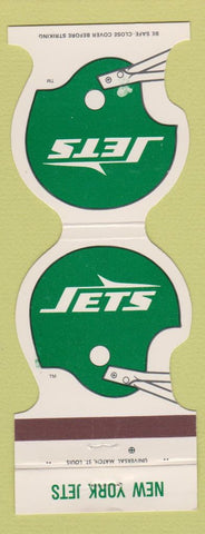 Matchbook Cover - New York Jets Football 1984 Overnite Trucking