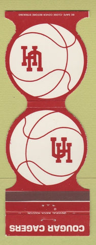Matchbook Cover - Houston Cougars Basketball 1979 University Bookstore TX