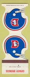Matchbook Cover - Denver Broncos Football 1981 Goodland KS Trust Bank