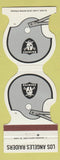 Matchbook Cover - Los Angeles Raiders Football 1985 Credit Union F&A CA