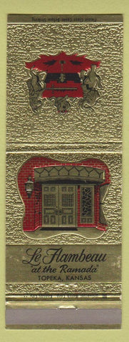 Matchbook Cover - Le Flambeau Ramada Topeka KS