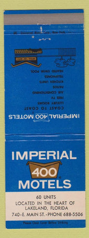 Matchbook Cover - Imperial 400 Motel Lakeland FL