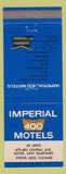 Matchbook Cover - Imperial 400 Motel Dover NH