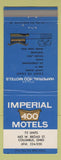 Matchbook Cover - Imperial 400 Motel Columbus OH