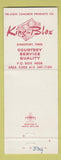 Matchbook Cover - King Blox concrete Kingsport TN WEAR