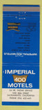 Matchbook Cover - Imperial 400 Motel Sacramento CA
