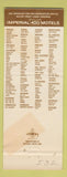 Matchbook Cover - Imperial 400 Motel Sacramento CA