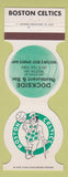 Matchbook Cover - Boston Celtics Basketball 1982-83 Dockside Restaurant MA