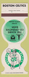 Matchbook Cover - Boston Celtics Basketball 1985-86 Adams COOP Bank MA