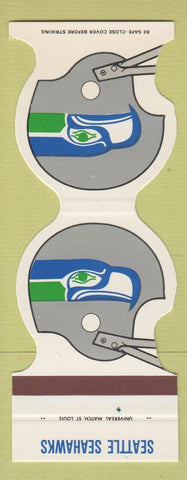 Matchbook Cover - Seattle Seahawks Football 1980