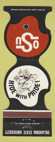 Matchbook Cover - Oklahoma State Cowboys 1980 Bank Ardmore OK