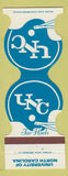 Matchbook Cover North Carolina Tar Heels Football 1982 4 Corners Chapel Hill NC