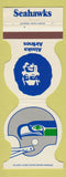 Matchbook Cover - Seattle Seahawks Football 1980 Alaska Airlines