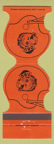 Matchbook Cover - Oregon State Beavers 1974 schedule Equitable Savings Bank