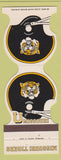 Matchbook Cover - Missouri Tigers Football 1975 Best Western Columbia MO