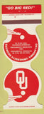 Matchbook Cover - Oklahoma Sooners Football 1982 Pioneer Savings Tulsa OK