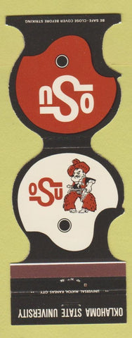 Matchbook Cover - Oklahoma State Cowboys 1978 Boulder Bank Tulsa OK