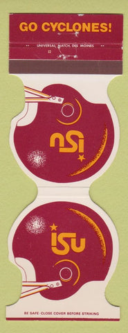 Matchbook Cover - Iowa State Cyclones 1980 AGI Shur Fine Grocery football
